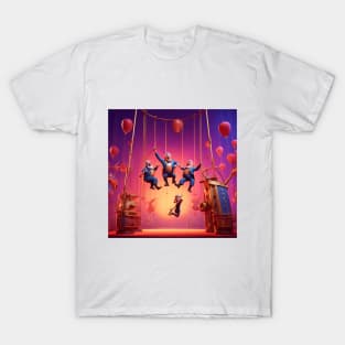 Pensioners as trapeze Artists T-Shirt